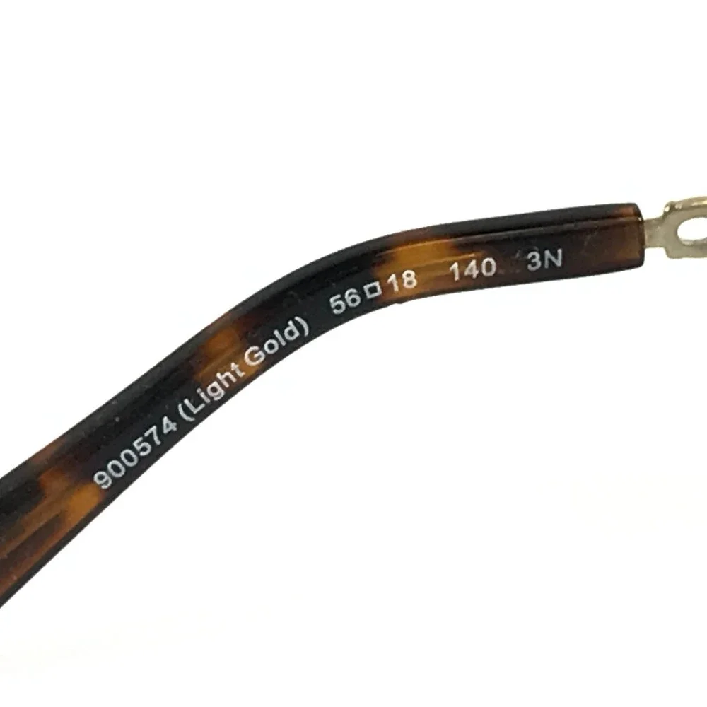 Coach Eyeglasses Frames HC7114 L1148 900574 Light Gold Round Wire Rim 56-18-140